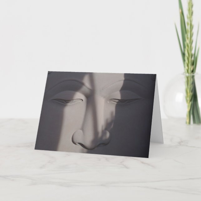 Cartão sombra Buddha (Frente)