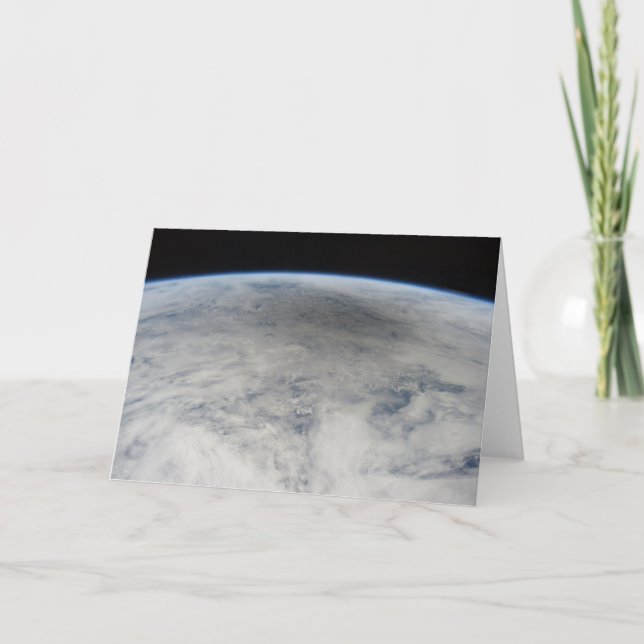 Cartão Sombra Da Lua No Pacífico Norte. (Frente)