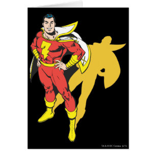 Cartão Sombra do SHAZAM