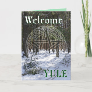 Cartão Sombra e luz de inverno