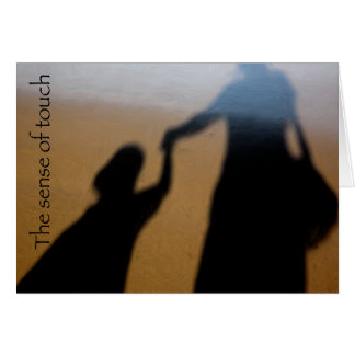 Cartão Sombras na areia