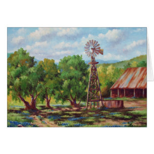 Cartão Sombras no pátio