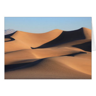 Cartão Sombras surpreendentes do deserto