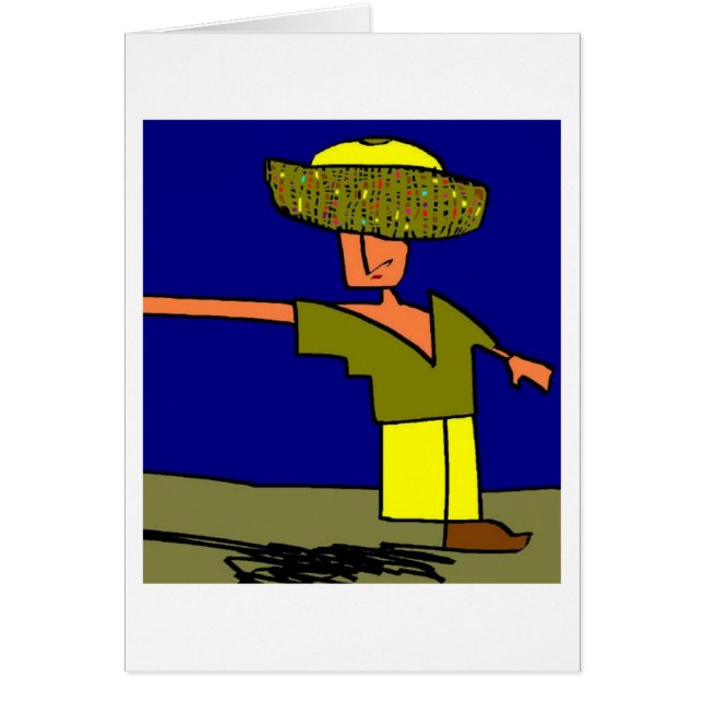 Cartão Sombrero (Frente)