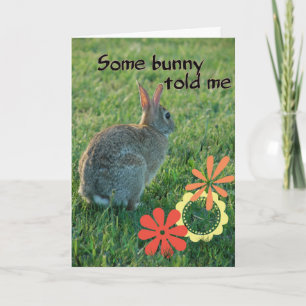 Cartão Some Bunny Birthday Card