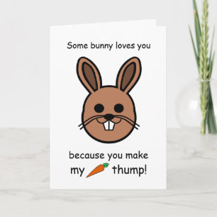 Cartão Some Bunny Loves You, Valentine's Day Rabbit