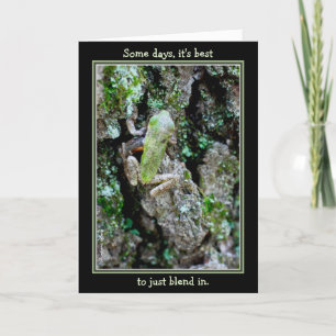 Cartão Some days, it's best to just blend it.