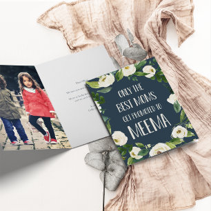 Cartão Somente as melhores Mães são promovidas à Meema