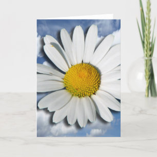Cartão Somente uma flor do Marguerite + seus texto &