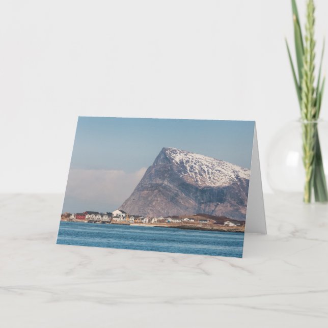 Cartão Sommaroy Island, Noruega (Frente)