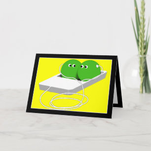 Cartão Somos Como Dois Ervilhas Em Um Pod