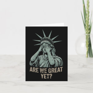 Cartão Somos Excelente Ainda Contra Polêmica A Estátua Hu