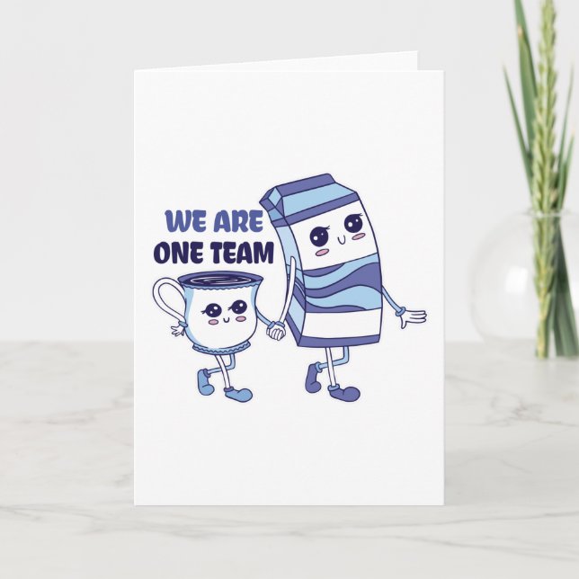 Cartão Somos uma Equipe (Frente)