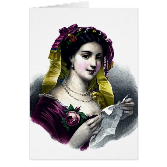 Cartão Soneto de Shakespeare # 18 (Frente)