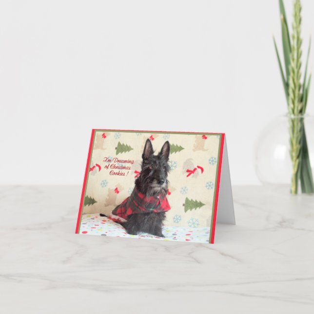 Cartão Sonhando com cookies (Frente)