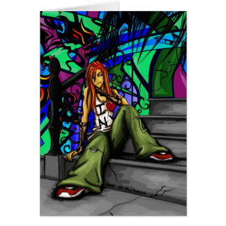 Cartão "Sonho cobrir do dragão"