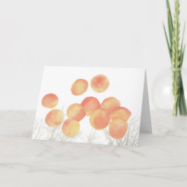 Cartão Sonho com damascos no inverno