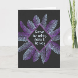 Cartão Sonho como nada fica no caminho