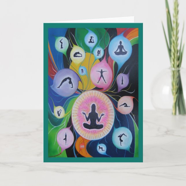 Cartão sonho da ioga (Frente)
