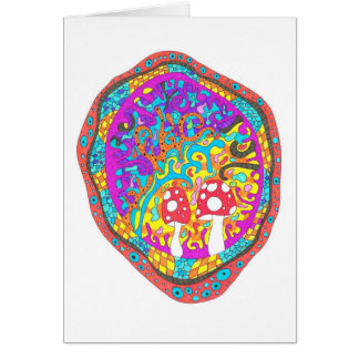 Cartão Sonho da terra do país das fadas