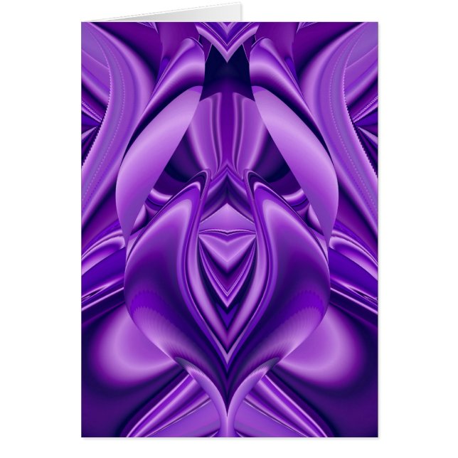 Cartão Sonho de Flor Roxo (Frente)