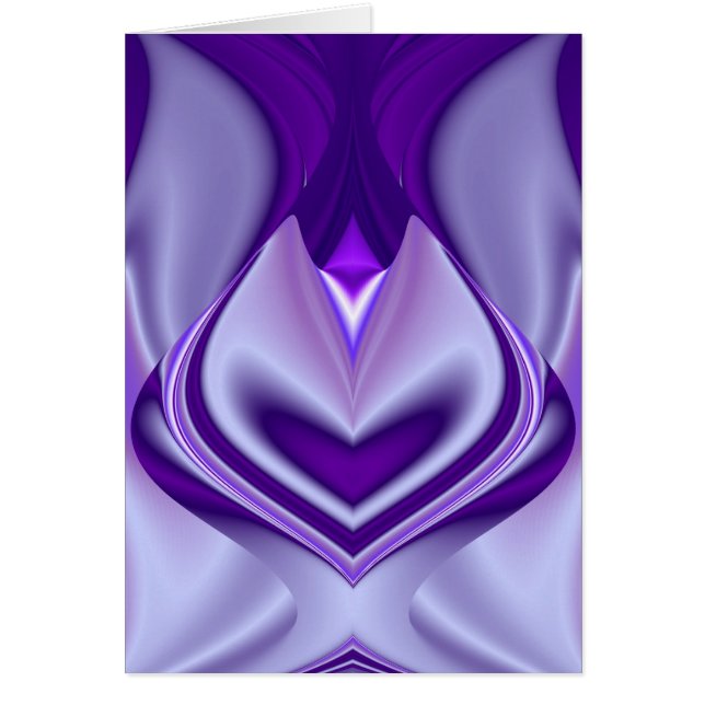 Cartão Sonho de Flor Roxo (Frente)