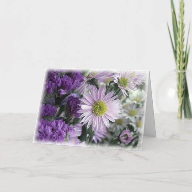 Cartão Sonho do áster (Frente)