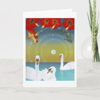 Cartão Sonho IV da borboleta (Moonset mágico)