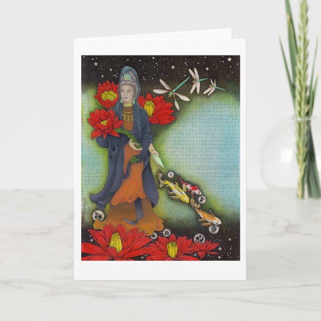 Cartão Sonho IX da libélula (como acima, tão abaixo) (Frente)