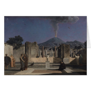 Cartão Sonho nas ruínas de Pompeii, 1866