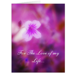 Cartão Sonho pelo amor da minha vida