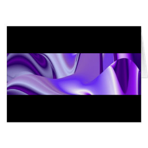 Cartão Sonho Roxo, Abstrato Fantasy Arte Arco-Íris