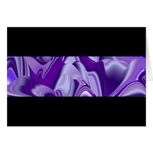 Cartão Sonho Roxo, Abstrato Fantasy Arte Arco-Íris
