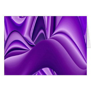 Cartão Sonho Roxo, Abstrato Fantasy Arte Arco-Íris