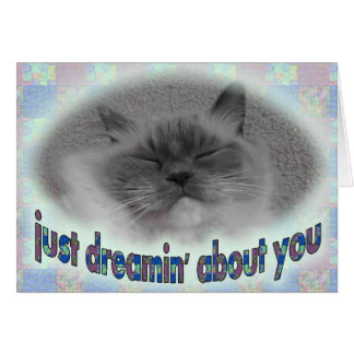 Cartão Sonho sobre você!