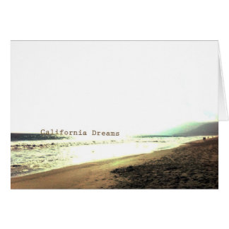 Cartão Sonhos da Califórnia