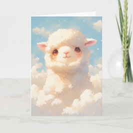 Cartão Sonhos de Alpaca Fofa