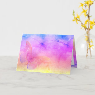 Cartão [Sonhos de Aquarela] Cartazes Moles de Pastel