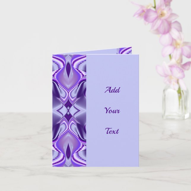 Cartão Sonhos de Arco-Íris de Flor Roxo (Orquídea)