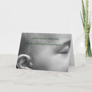 Cartão Sonhos de bebês