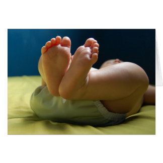 Cartão Sonhos de Pés-Bebês
