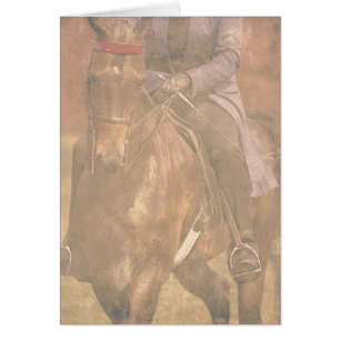 Cartão Sonhos de Saddlebred