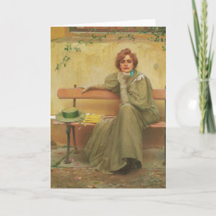 Cartão Sonhos de Vittorio Matteo Corcos 1896