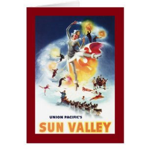 Cartão Sonja Henje Montage of Sun Valley Poster