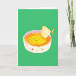 Cartão Sopa De Tomate E Sanduíche De Queijo Grelhado