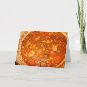 Cartão Sopa do arco-íris