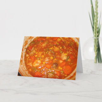 Cartão Sopa do arco-íris