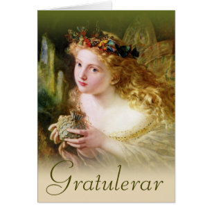 Cartão Sophie Anderson Fedrottning CC0484 Födelsedagskort