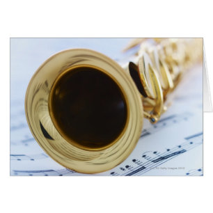 Cartão Soprano Saxofone