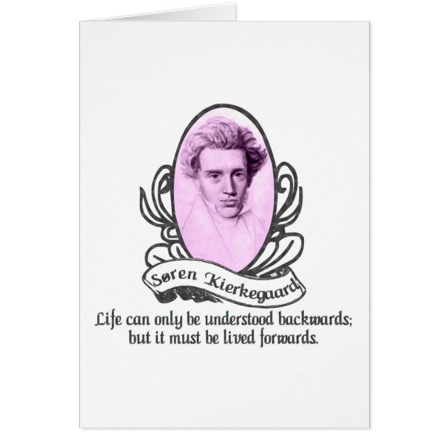 Cartão Søren Kierkegaard (Frente)